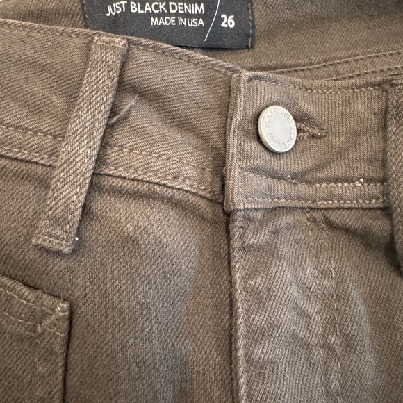 Just Black Denim Women's High Rise Wide Leg Utility Denim - Picture 6 of 7